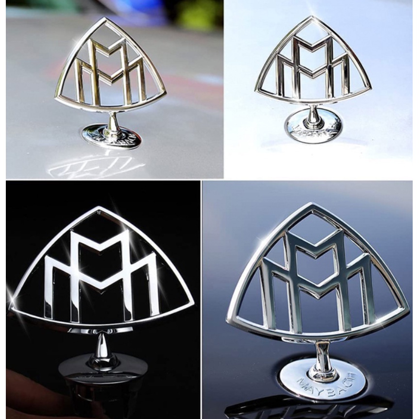 Logo S-Class Maybach S400 S600 Gắn Trang Trí Mui Xe Hơi