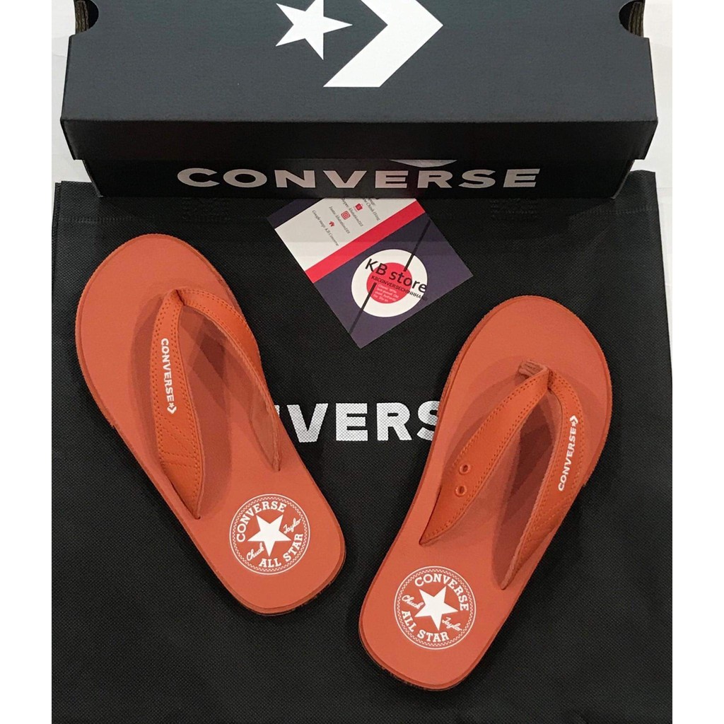 Dép Converse full cam xỏ ngón quai da