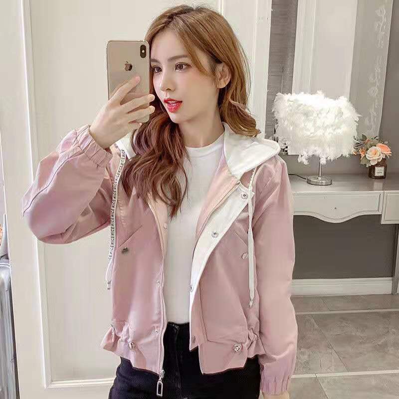 Áo khoác kaki kiểu nữ phối nón cực xinh , xịn xò tôn dáng phong cách hàn quốc cho các nàng KB FASHION