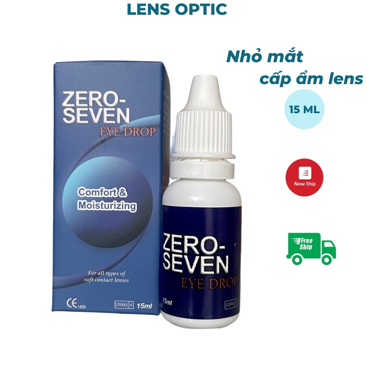 Nước nhỏ mắt lens Zero Seven 15ml