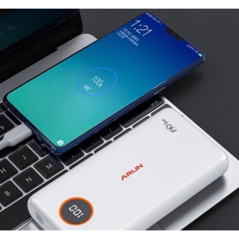 Pin Dự Phòng Arun FC20 20.000 mAh Hổ Trợ Sạc Nhanh 18W Các Đời Máy Cao Cấp