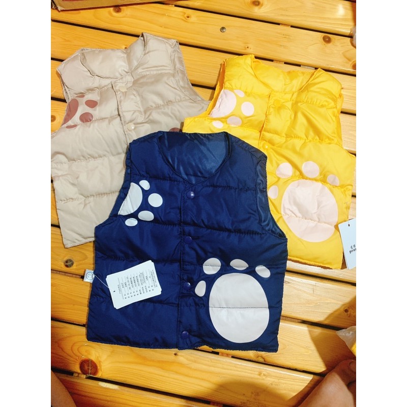 Áo gile phao quảng châu cho bé