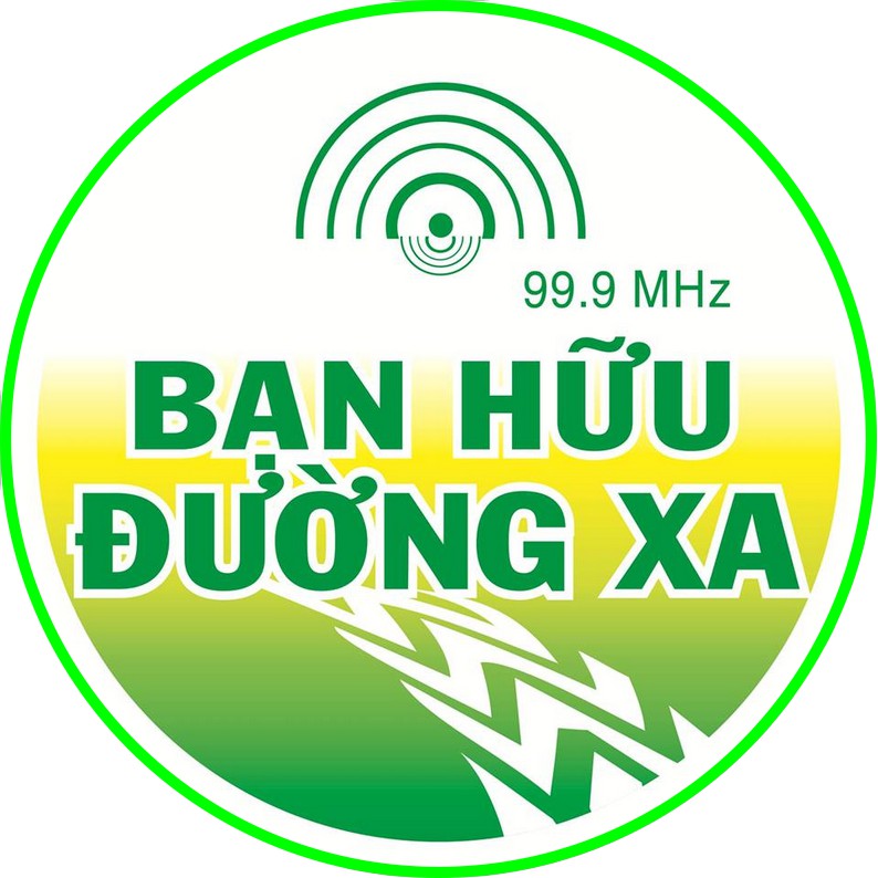 STICKER hình dán logo BẠN HỮU ĐƯỜNG XA, nhiều kích cỡ