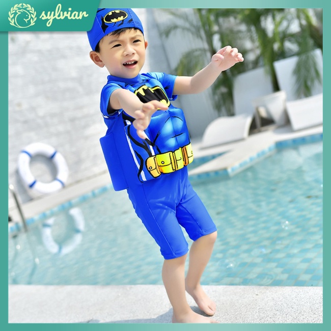 Áo Phao Bơi Liền Quần Dành Cho Bé Trai