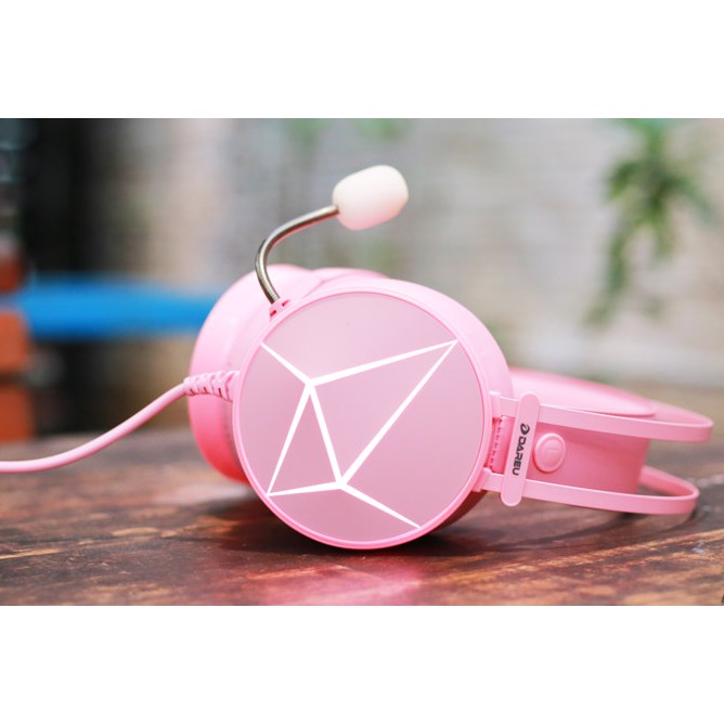 Tai nghe Gaming Dareu EH722X Pink / Black giả lập 7.1 - giải pháp âm thanh DareU-108B - Chính Hãng - Bảo Hành 12 Tháng | BigBuy360 - bigbuy360.vn