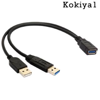 [Kokiya1] Cáp chia nguồn USB Nữ sang USB
