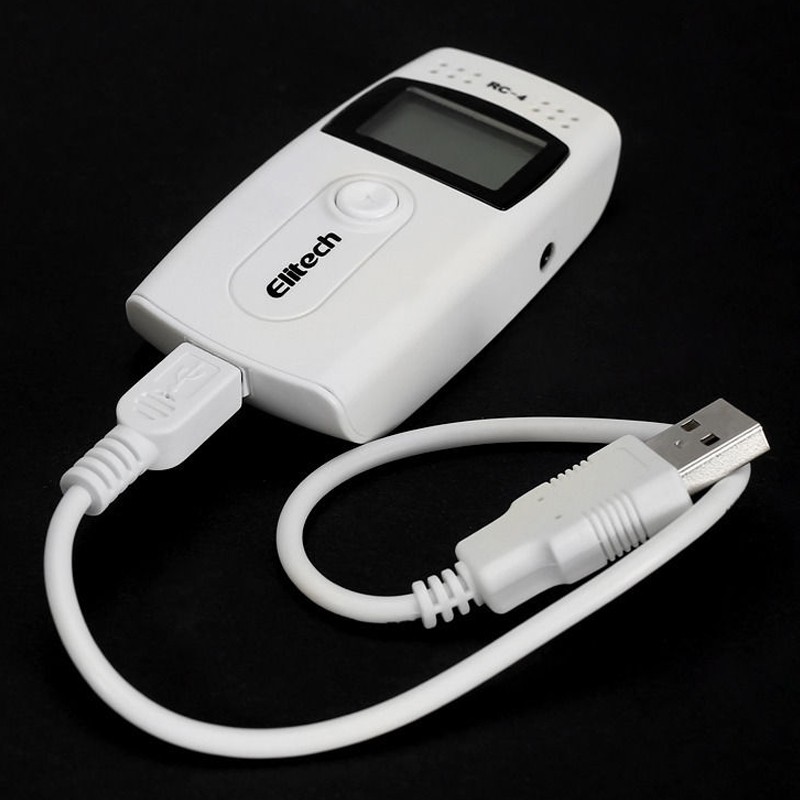 Bộ cảm biến nhiệt độ ngoài Elitech Rc-4 Usb 16000 kèm phụ kiện