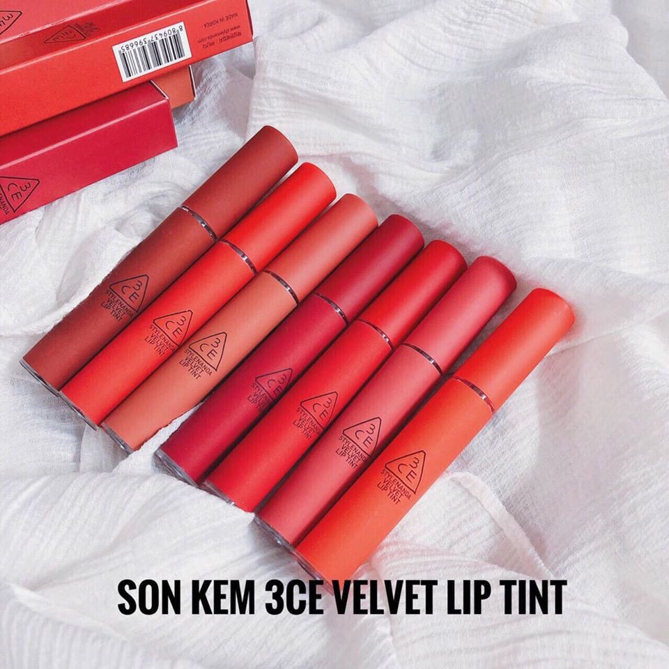 💋💋 [AUTH] Son kem lì 3CE Velvet Lip Tint