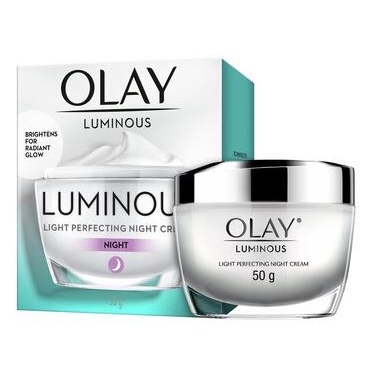 Kem Dưỡng Ẩm Ban Đêm Olay Làm Sáng Da &amp; Mờ Thâm Nám 50g Luminous Light Perfecting Night Cream