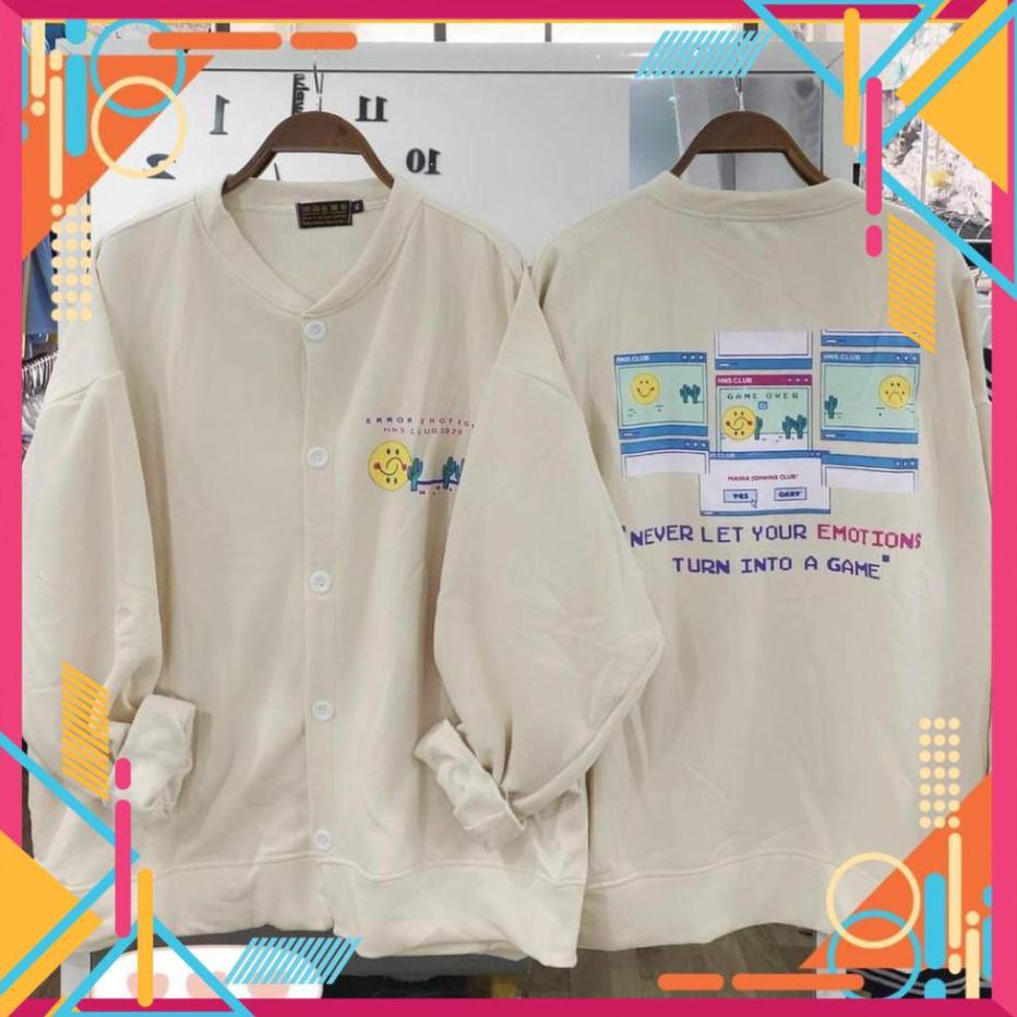 [Mặc là Auto Sang] ÁO KHOÁC CARDIGAN NỈ NGOẠI A GAME AD | BigBuy360 - bigbuy360.vn