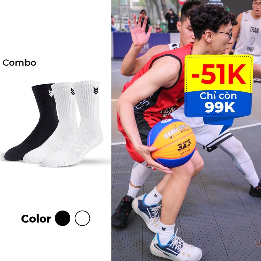 Tất Thể thao cao cấp Cotton Cổ cao Có đệm Chống hôi chân vớ bóng rổ bóng đá chạy bộ Gym.Tất Nike,Adidas,Puma,Mizuno.