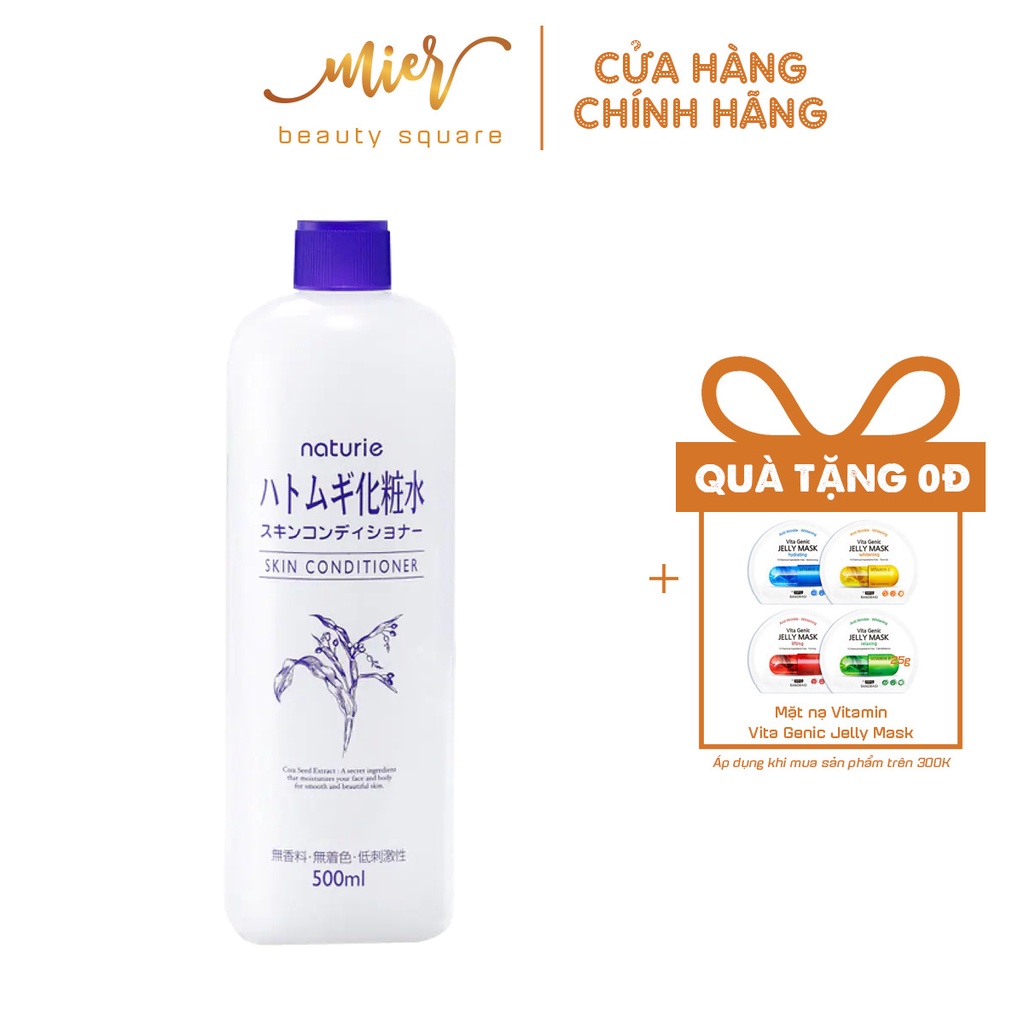 Nước Cân Bằng Naturie Dưỡng Ẩm Da Từ Hạt Ý Dĩ 500ml