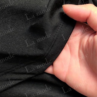 Áo Thun Trơn Đen Trắng Unisex Basic Vải Cotton Thời Trang Cho Nam Nữ - La mode