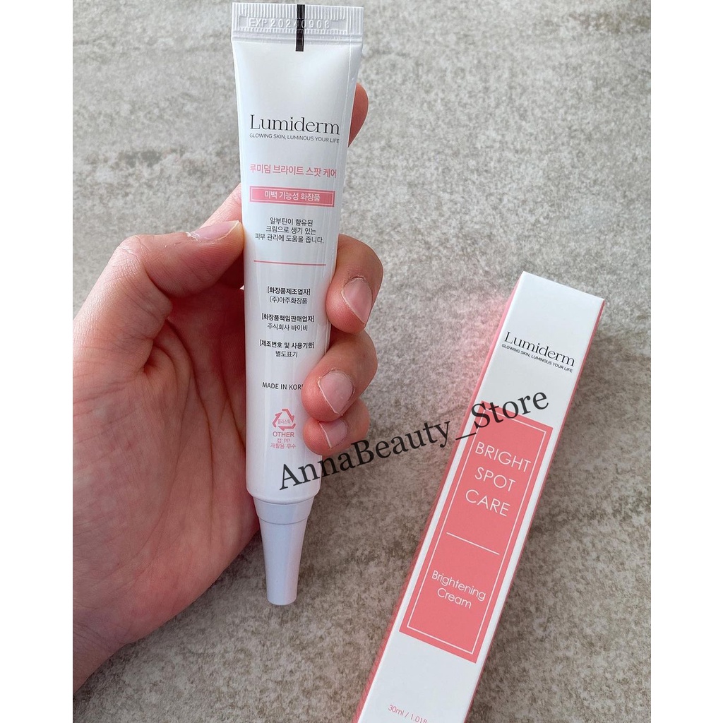 Kem Khử Thâm Nám Nách Nhũ Hoa Lumiderm Bright Care Hàn Quốc chính hãng nội địa Hàn