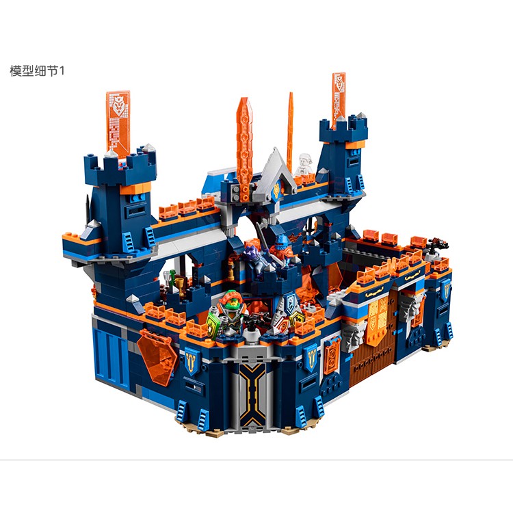 Đồ chơi lắp ráp xếp hình Non lego Nexo Knights lâu đài hiệp sĩ Knighton Castle Bela 10706.