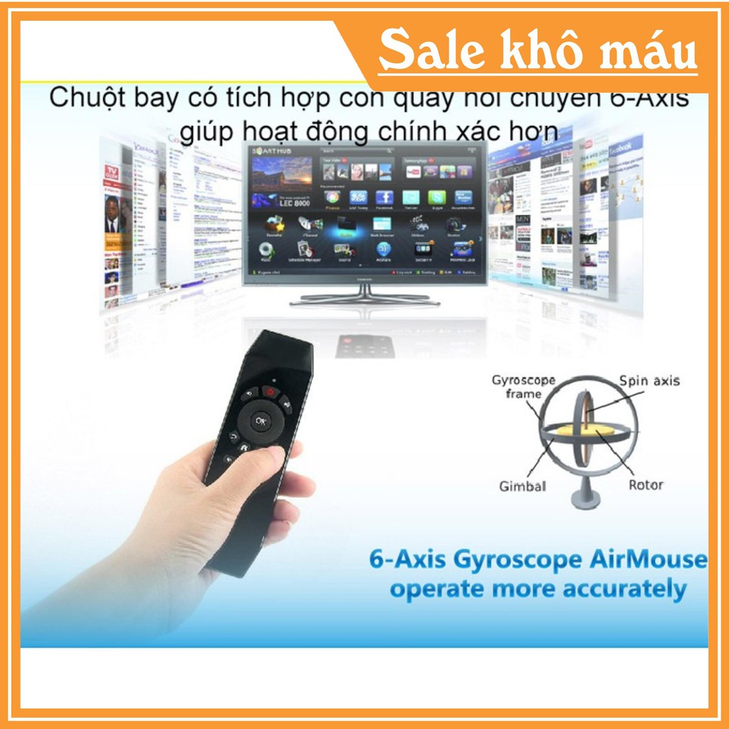 [SALE KHÔ MÁU] CHUỘT BAY CÓ MIC BÀN PHÍM KM950V CÓ VOICE - SỬ DỤNG PIN SẠC