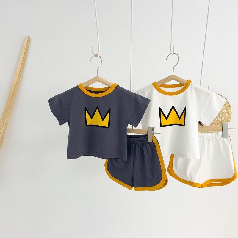 Bộ Đồ Thể Thao Ngắn Tay Thời Trang Mùa Hè Dành Cho Trẻ Nhỏ
