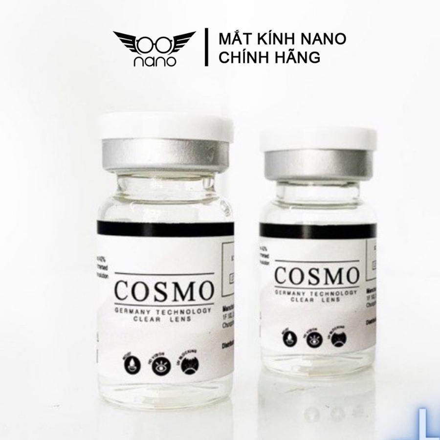 Kính áp tròng, lens trong suốt NANO COSMO KOREA cho mắt nhạy cảm có độ cận từ 0 đến 15 độ
