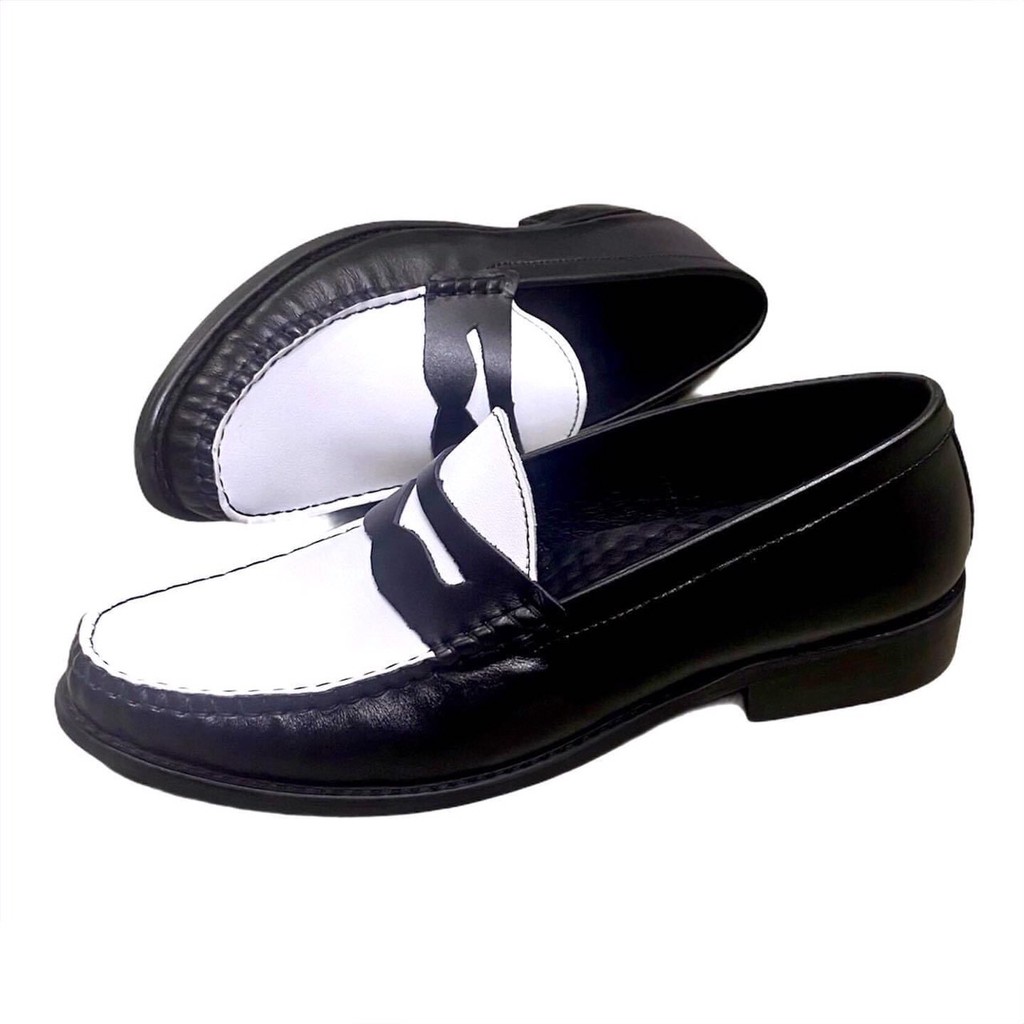 Giày Nam PENNY LOAFER Da Bò Đế Phíp Cao Cấp MTP01