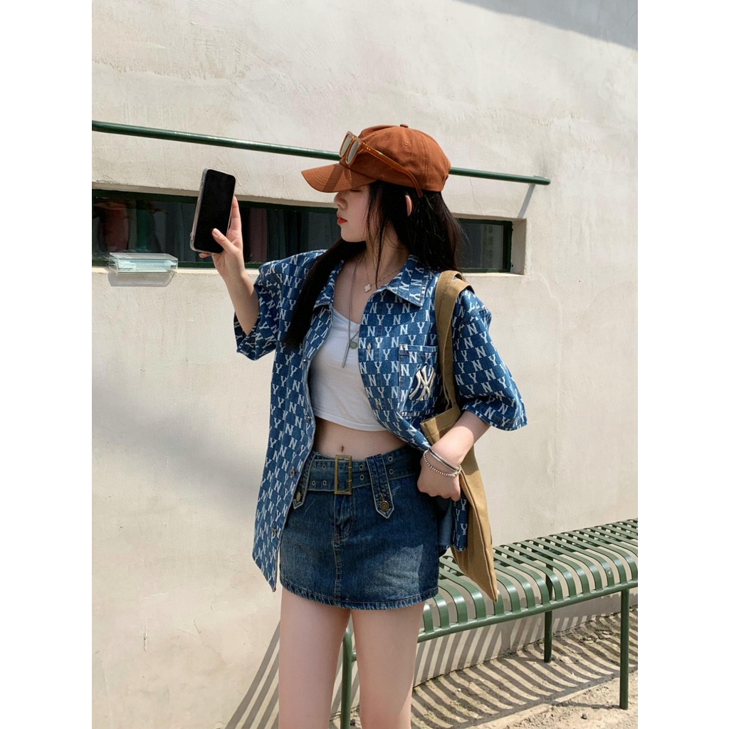 Áo Shirts Jeans MLB Summer  FW22