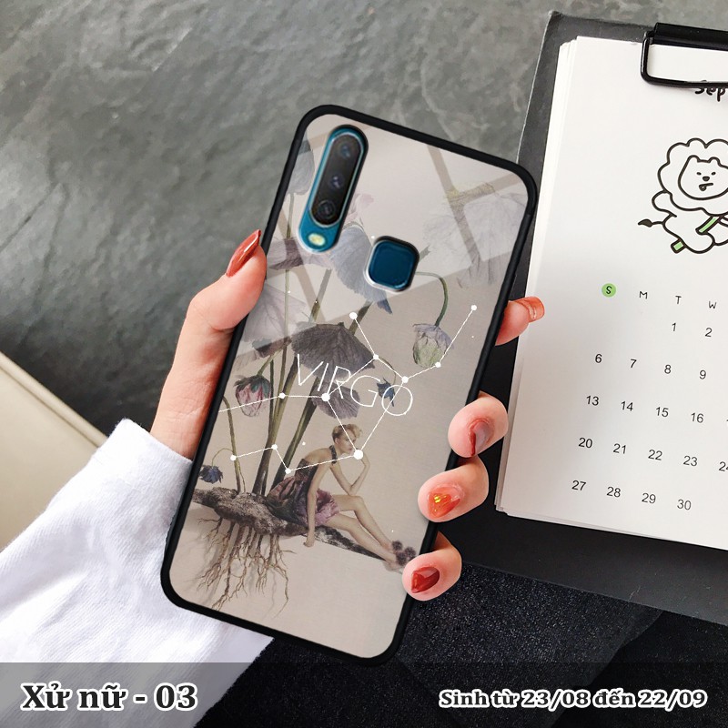 Ốp lưng kính 3D Vivo Y17/ U10- cung hoàng đạo