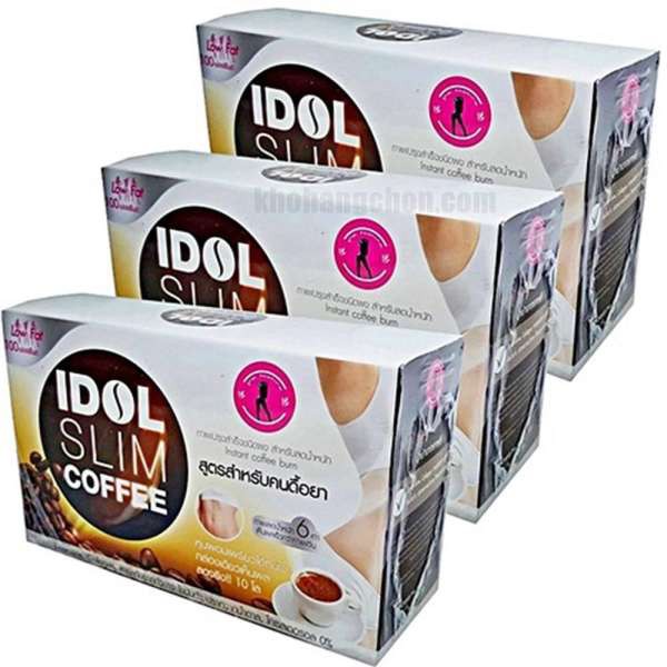 cà phê slim idol giảm cân hộp 10 gói