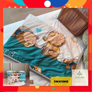 Chăn Hè Cotton Đũi [Mềm Mịn] Cho Bé Trai, Bé Gái, Chất liệu cotton đũi mềm mịn, kích thước 100x140cm