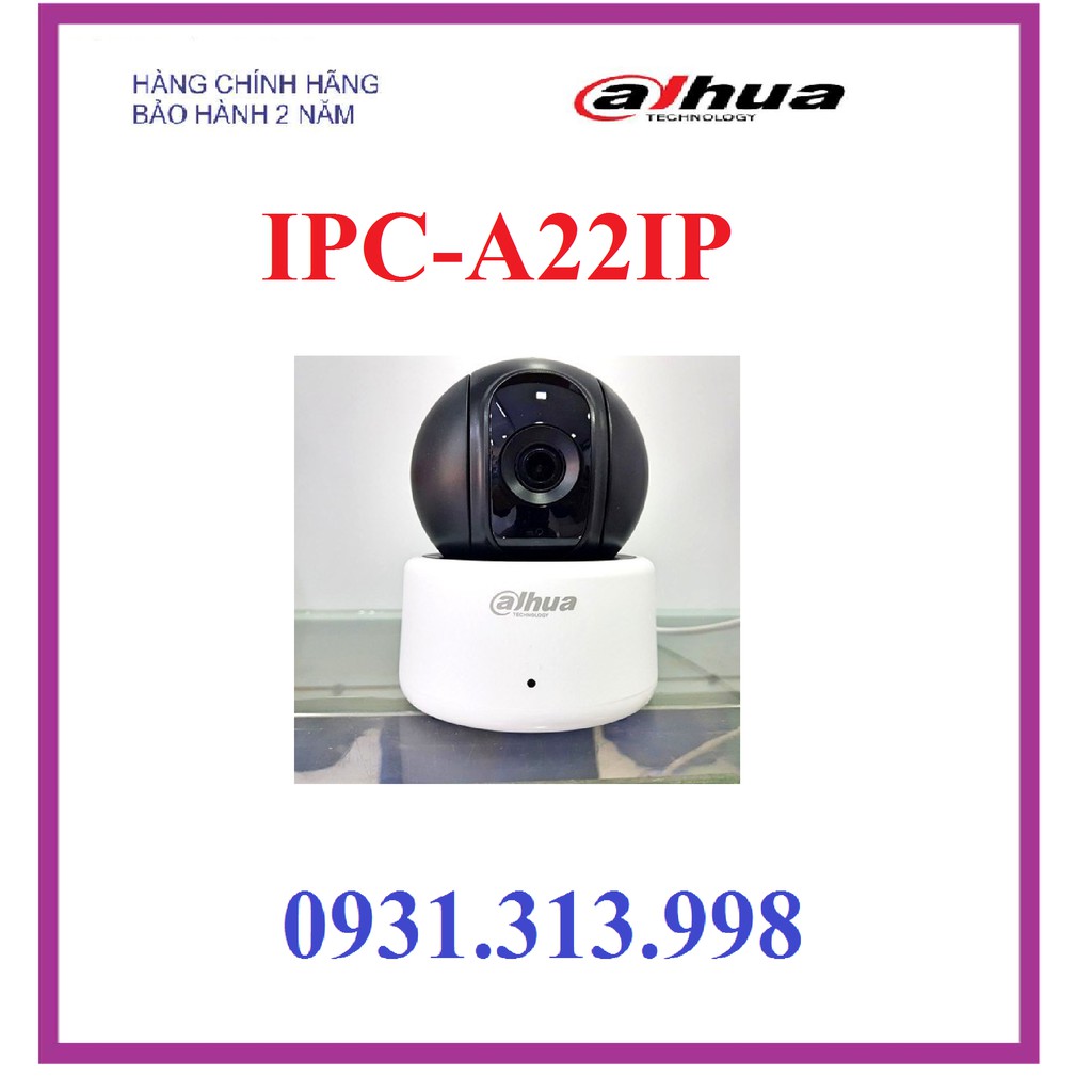 Camera IP hồng ngoại không dây 2.0 Megapixel DAHUA DH-IPC-A22IP
