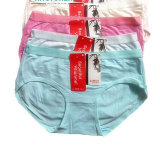 Quần lót cotton sợi tre kháng khuẩn Bamboo combo 10 quần