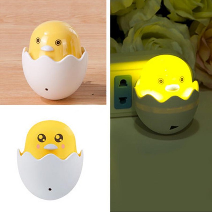 THANH LÝ - Đèn ngủ cảm ứng tự động hình con gà dễ thương