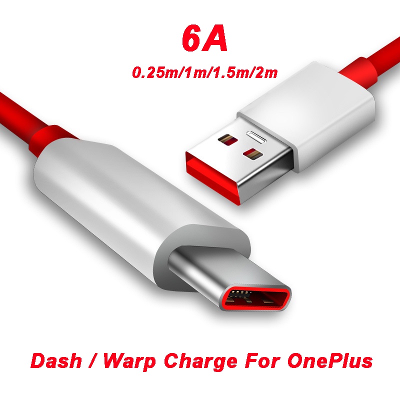 ONEPLUS Dây Cáp Sạc Nhanh Loại C N10 6A Cho One Plus 8 7 Pro 7t 7 T 6t 6 5t 5 3T OPPO Realme 6 Pro USB-C