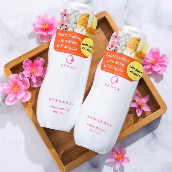 Nước Dưỡng Làm Mềm Và Trắng Da Senka White Beauty Lotion