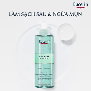 Gel rửa mặt Eucerin Acne-Oil Control Pro Acne Solution Cleasing Gel 200ml