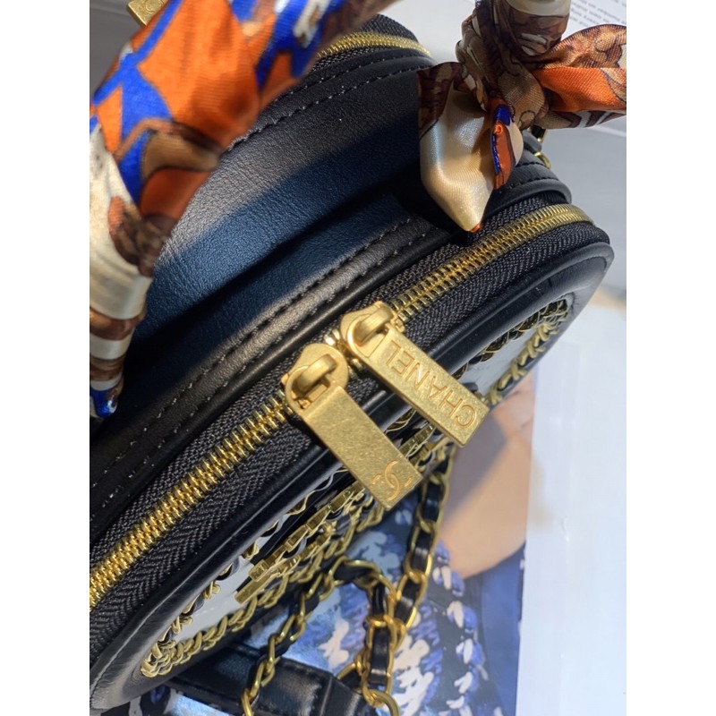 Túi cn tròn siêu xinh về 2 màu s18