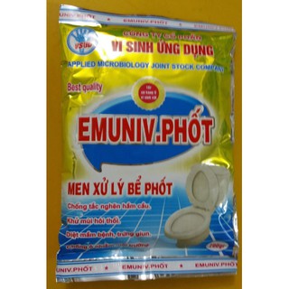 EMUNIV PHỐT gói 200 gram - Men vi sinh xử lý bể phốt