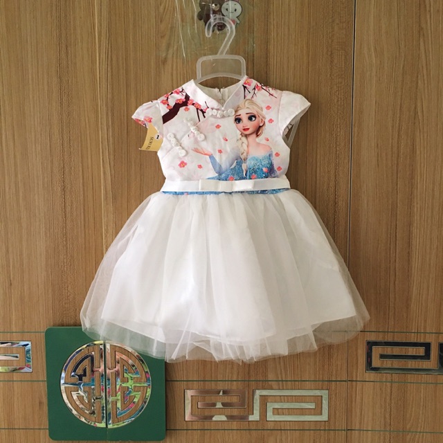 Sale đầm elsa bé gái