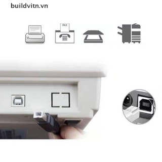 (vitnhot) USB Printer Cable USB 2.0 Type A Male to Type B Male Printer Scanner Cable .