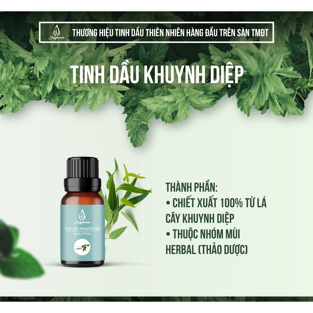 Tinh Dầu Khuynh Diệp giữ ấm em bé Julyhouse 50ml