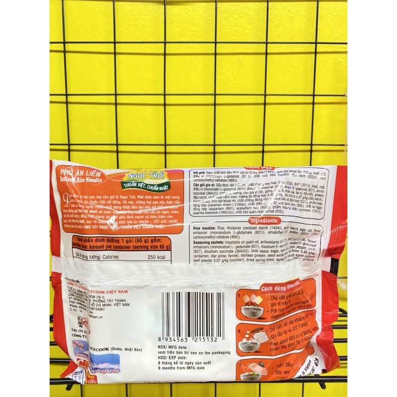 Phở Đệ Nhất gói 68g 2vị (Bò ,Gà) | BigBuy360 - bigbuy360.vn