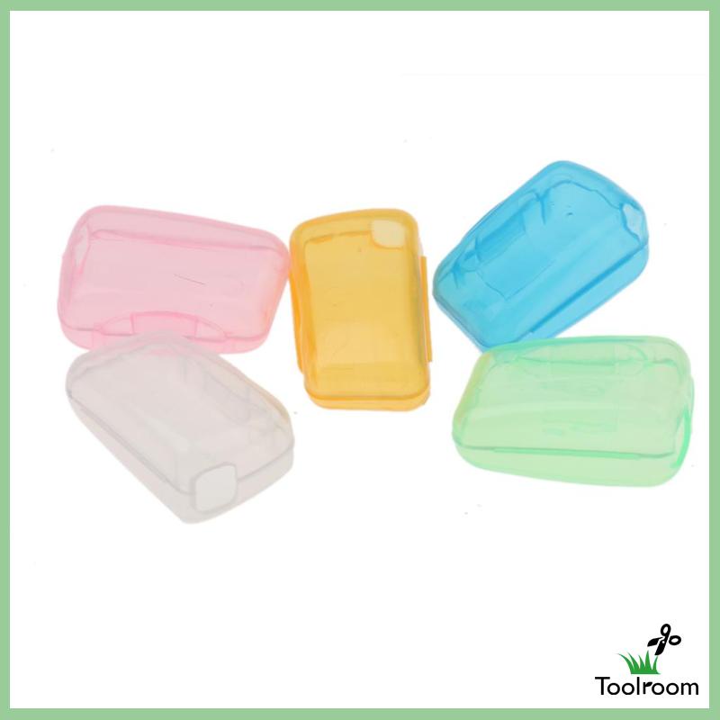 Set 5 Nắp Bàn Chải Đánh Răng Mini Tiện Dụng Mang Theo Du Lịch Cắm Trại