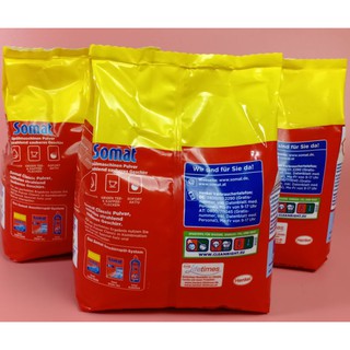 2 Bột SOMAT 1,2kg NK Đức cho máy rửa chén bát