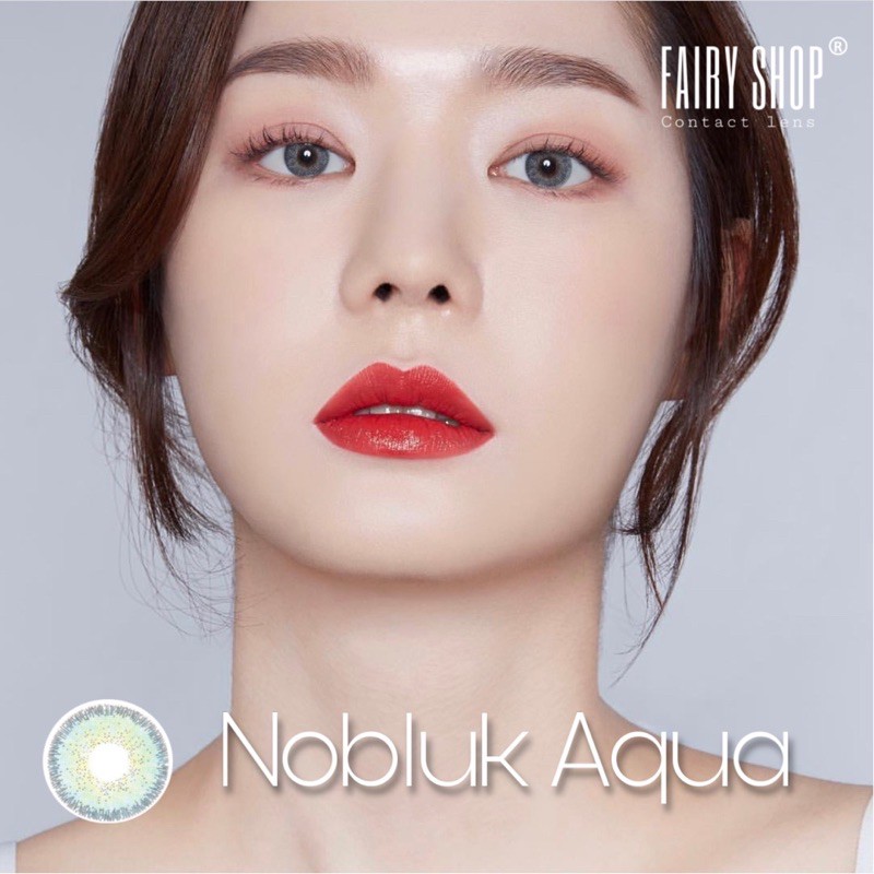 Kính Áp Tròng Nobluk Aqua 14.2mm - Kính Áp Tròng FAIRY SHOP CONTACT LENS độ 0 đến 6