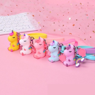 Móc khoá kỳ lân Unicorn móc khoá sillicon