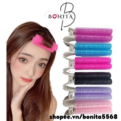Kẹp phồng chân tóc mái tự dính | Lô Tóc Mái | Lô Uốn mái thưa hot Hàn Quốc BONITA