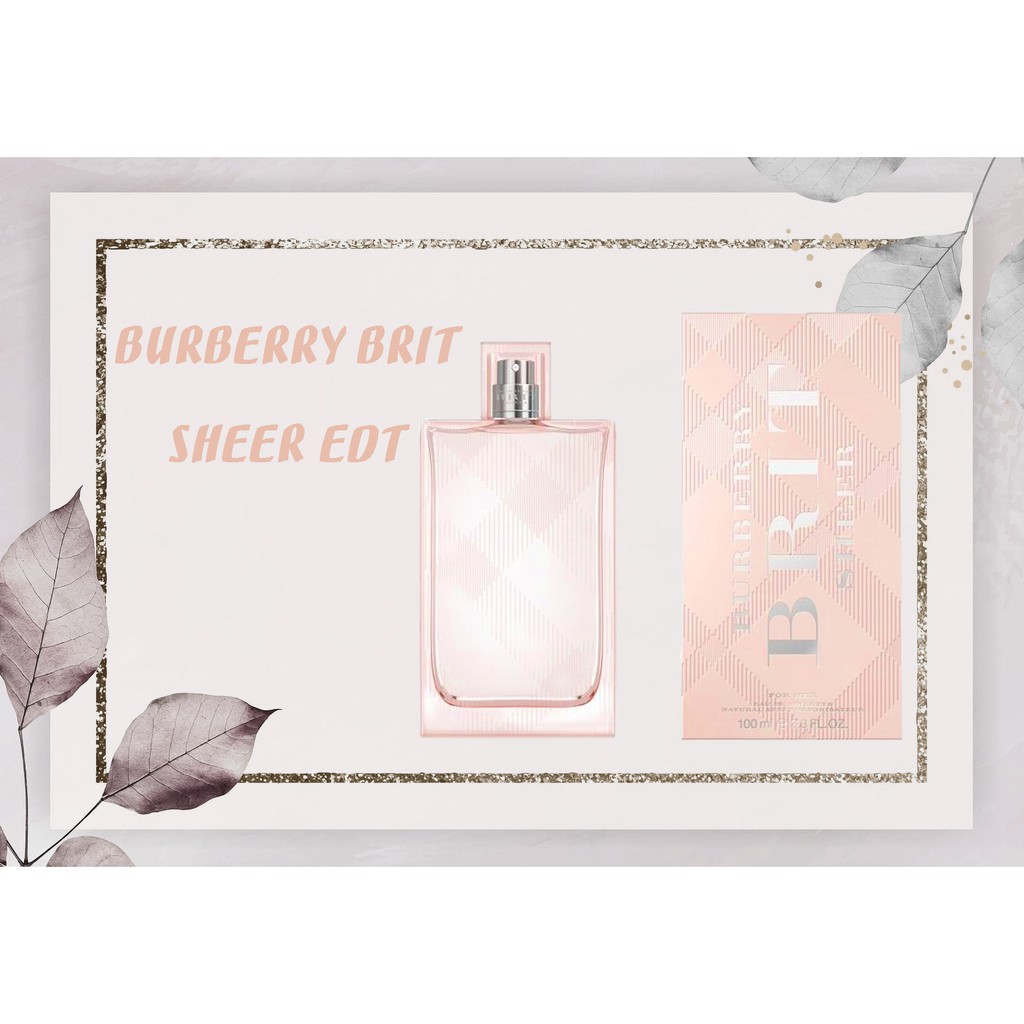 Giảm giá Nước Hoa Burberry Brit Sheer Eau De Toilette 100mll - BeeCost