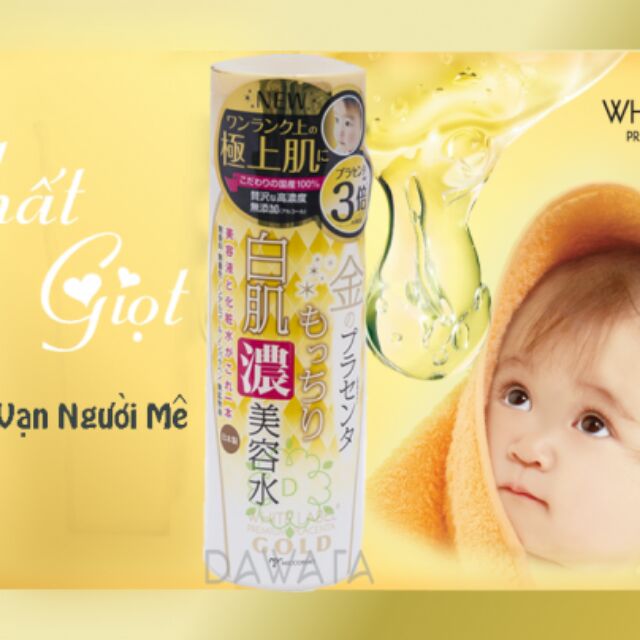 Gold Essence Đậm Đặc Nhau Thai Và Collagen Dưỡng Da Trắng Mịn – White Label® Placenta Rich Gold Essence