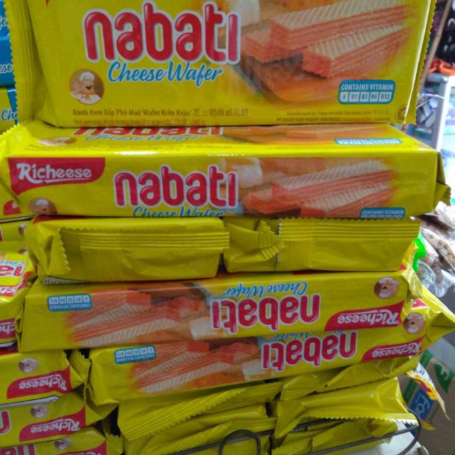 Bánh xốp Nabati kem phô mai / socola - 52g/145g