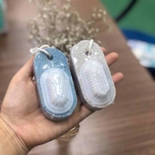 ĐÁ BỌT CHÀ GÓT CHÂN KÈM BÀN CHẢI CHÀ MÓNG