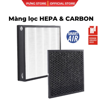 Màng lọc HEPA &amp; CARBON thay thế cho máy lọc không khí Sqair - Smart Air