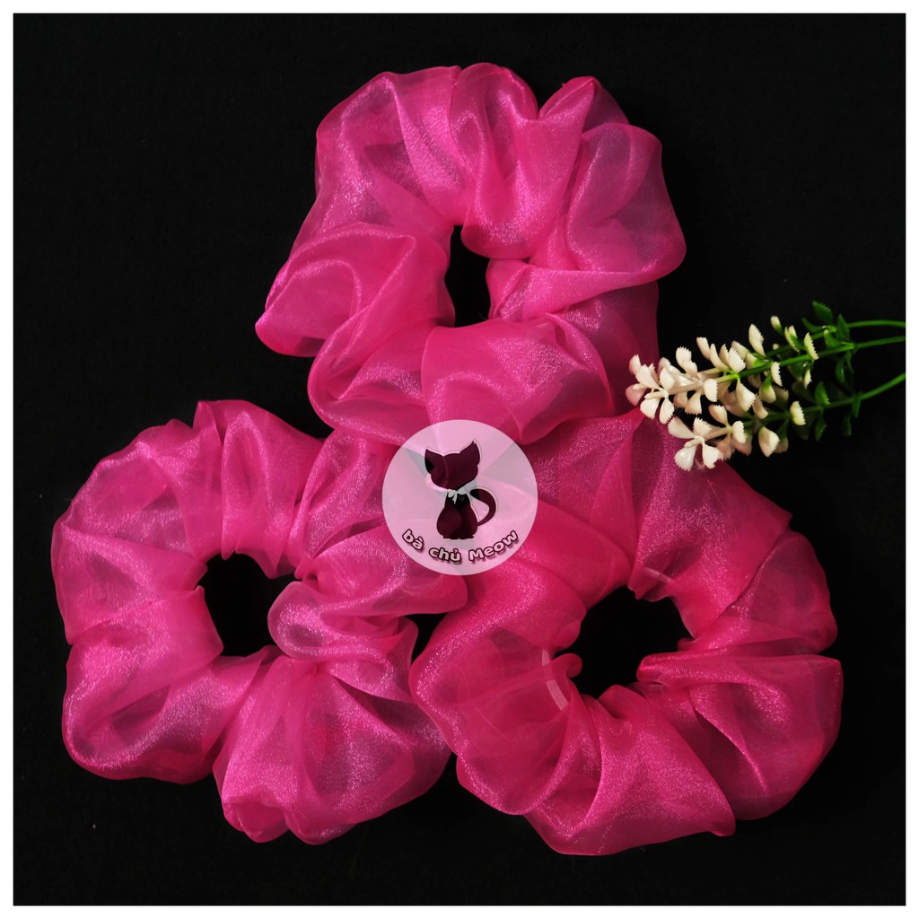 Dây cột tóc - Đồ cột tóc phong cách Vintage - Scrunchies dễ thương